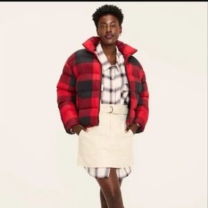 Woolrich X Targer Collab Buffalo PLAID puffer